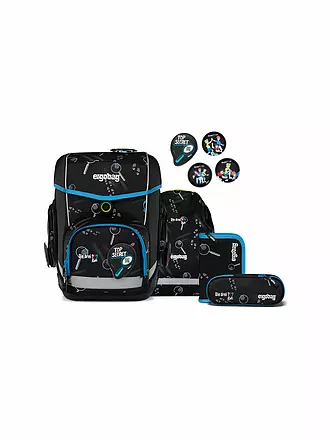 ERGOBAG | Set de cartable 6 pièces Cybär Race | schwarz